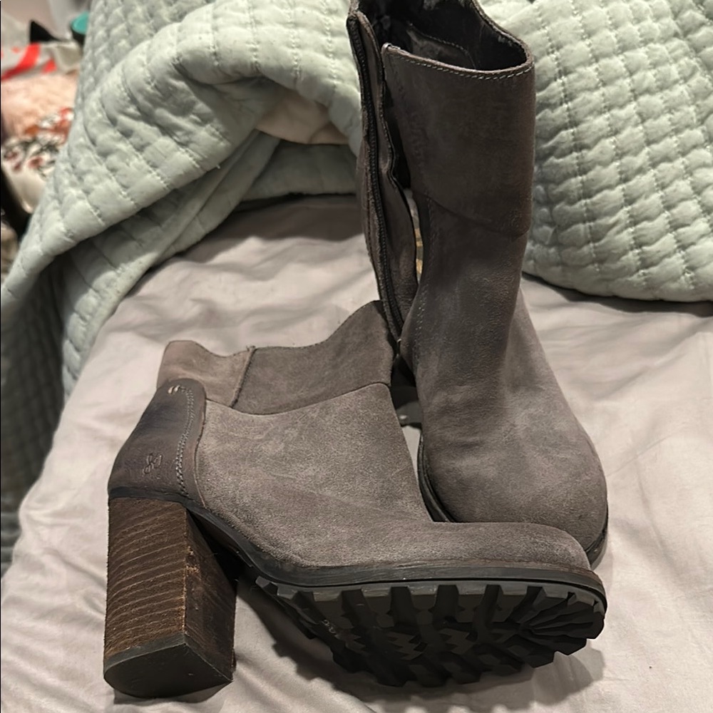 Grey Sam Edelman Booties, size 8.5 - high heel